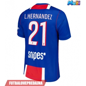 Lacne Muži Futbalové dres Paris Saint-Germain Lucas Hernandez #21 2026-27 Krátky Rukáv - Domáci